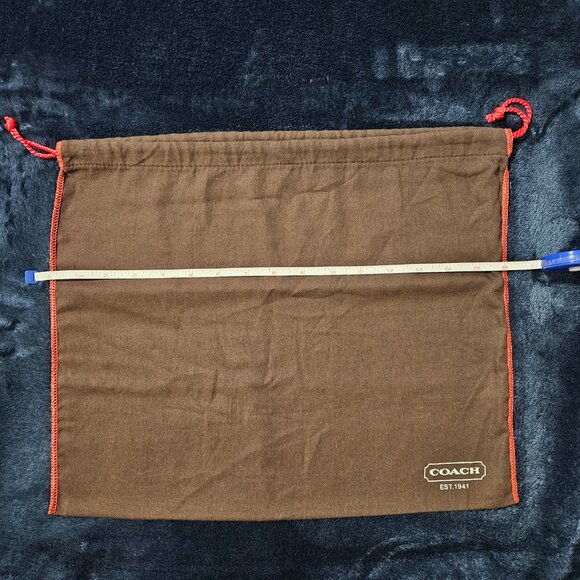 Coach Brown Cotton Dustbag - Picture 3 of 4